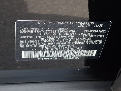 Certified 2026 Subaru Outback Premium AWD/4WD image 28