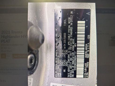 Used 2021 Toyota Highlander Platinum image 6