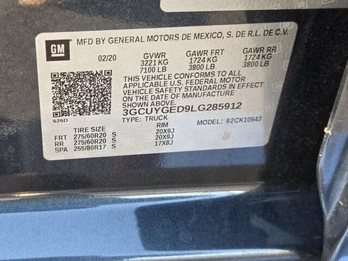 Used 2020 Chevrolet Silverado 1500 LTZ w/ LTZ Plus Package AWD/4WD image 31