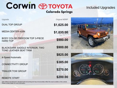 Used 2011 Jeep Wrangler Unlimited Sahara w/ Dual Top Group image 4
