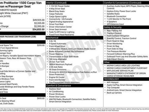 New 2026 RAM ProMaster 1500 FWD image 9