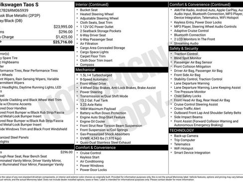 Used 2024 Volkswagen Taos S image 11