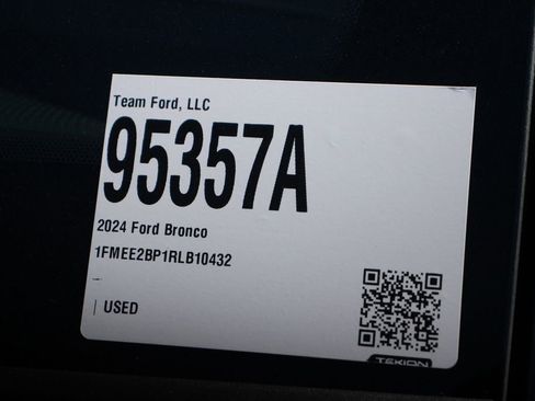Certified 2024 Ford Bronco Wildtrak AWD/4WD image 30