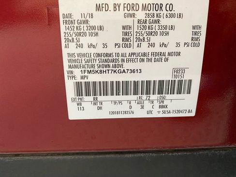 Used 2019 Ford Explorer Platinum image 20