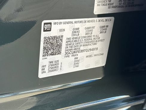 New 2026 Chevrolet Silverado 1500 LT Trail Boss w/ LT Trail Boss Premium Package AWD/4WD image 30