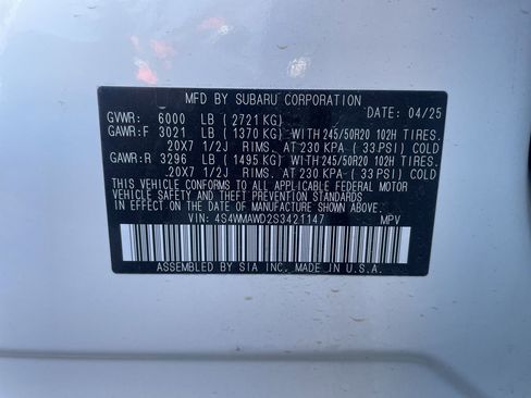 Certified 2025 Subaru Ascent Bronze Edition w/ Popular Package #2 image 27