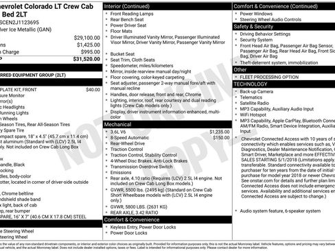 Used 2018 Chevrolet Colorado LT RWD image 15