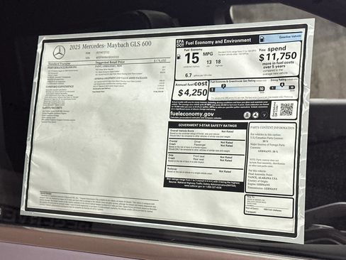 New 2025 Mercedes-Benz Maybach GLS 600 4MATIC image 30