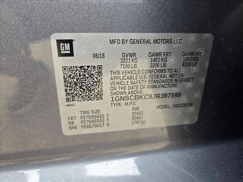 Used 2018 Chevrolet Tahoe LT w/ Texas Edition Package image 26