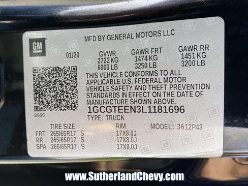 Used 2020 Chevrolet Colorado ZR2 w/ Colorado ZR2 Bison Edition image 50