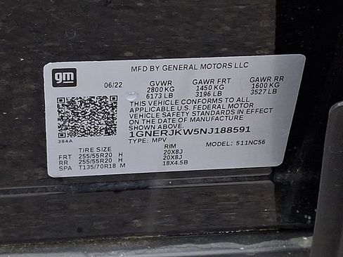 Used 2022 Chevrolet Traverse RS FWD image 22