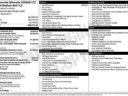 New 2026 Chevrolet Silverado 3500 LTZ w/ LTZ Plus Package AWD/4WD image 3