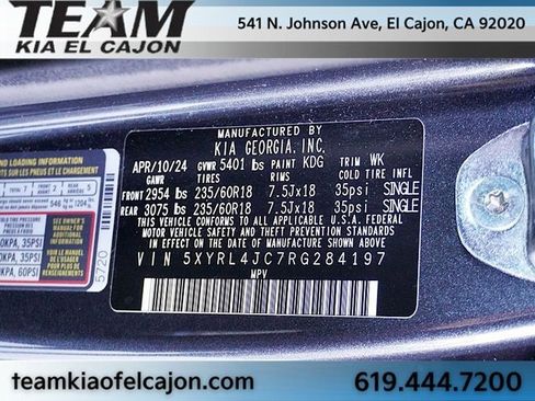 Certified 2024 Kia Sorento S image 36