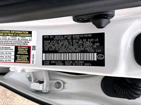 Used 2024 Lexus ES 350 w/ Premium Package FWD image 34