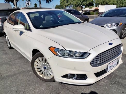 Used 2014 Ford Fusion Energi Titanium w/ Driver Assist Package FWD image 1