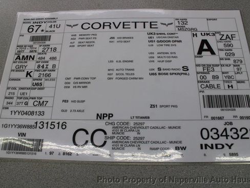 Used 2008 Chevrolet Corvette Convertible w/ Preferred Equipment Group RWD image 46