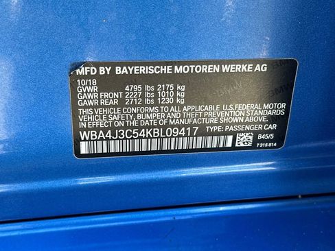 Used 2019 BMW 430i Gran Coupe xDrive w/ M Sport Package AWD/4WD image 35