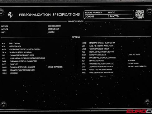 Used 2024 Ferrari 296 GTB image 11