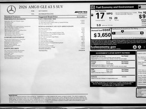 New 2026 Mercedes-Benz GLE 63 AMG S image 26