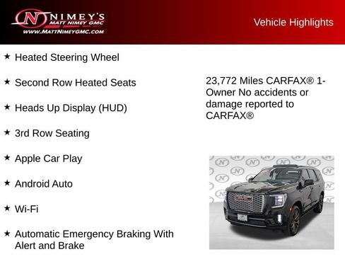 Used 2024 GMC Yukon Denali AWD/4WD image 16