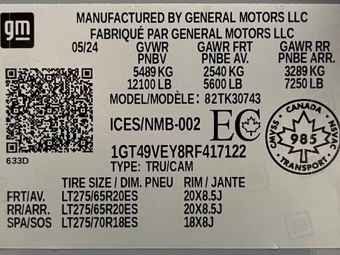 Used 2024 GMC Sierra 3500 AT4 w/ AT4 Premium Plus Package AWD/4WD image 60