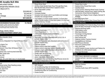 Used 2021 GMC Acadia SLE w/ Driver Convenience Package