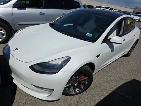 Used 2021 Tesla Model 3 Long Range AWD/4WD image 1