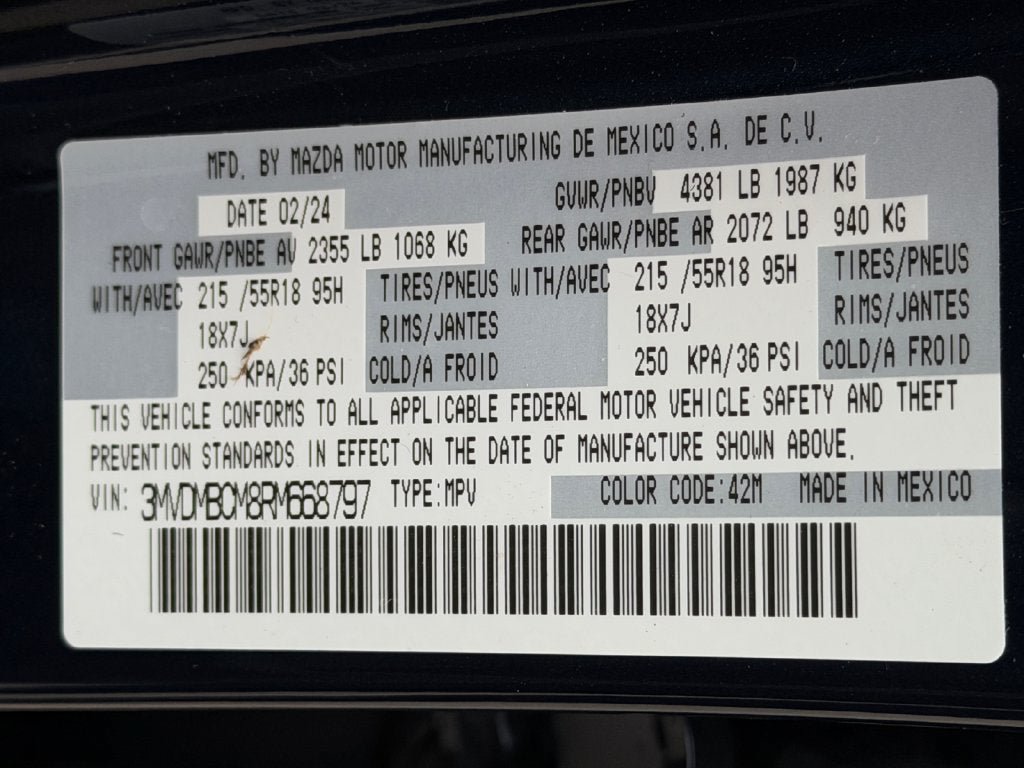 Used 2024 MAZDA CX-30 AWD 2.5 S w/ Preferred Package image 36