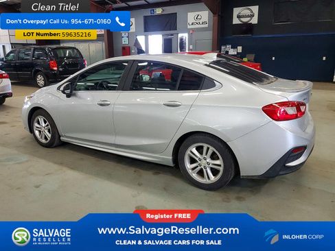 Used 2017 Chevrolet Cruze LT w/ Sun And Sound Package FWD image 3