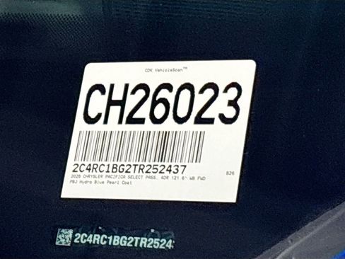 New 2026 Chrysler Pacifica Select FWD image 23