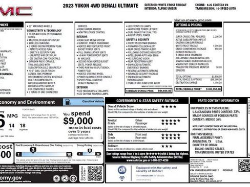 Used 2023 GMC Yukon Denali Ultimate image 45