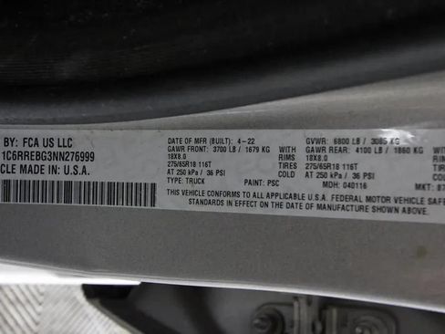 Used 2022 RAM 1500 Lone Star RWD image 12