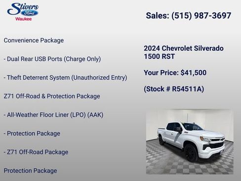 Used 2024 Chevrolet Silverado 1500 RST AWD/4WD image 40
