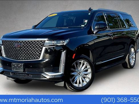 Used 2021 Cadillac Escalade ESV Premium Luxury w/ Driver Assist Tech Package AWD/4WD image 1