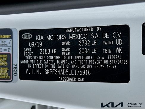 Certified 2020 Kia Forte GT-Line image 29