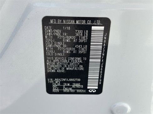 Used 2018 INFINITI QX80 2WD image 26