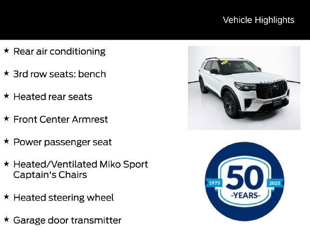 Certified 2025 Ford Explorer ST AWD/4WD image 16