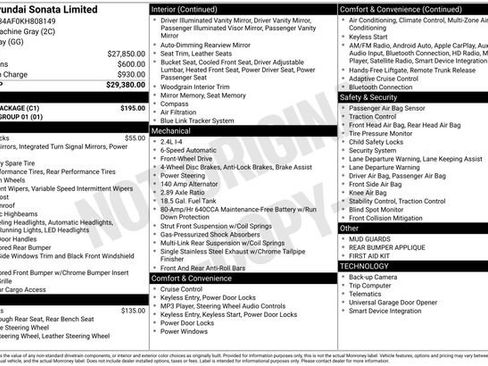 Used 2019 Hyundai Sonata Limited w/ Cargo Package image 10