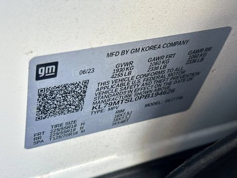 Used 2023 Chevrolet TrailBlazer RS w/ Sun and Liftgate Package FWD image 54