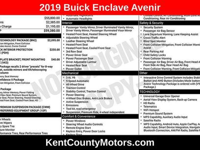 Used 2019 Buick Enclave Avenir w/ Avenir Technology Package