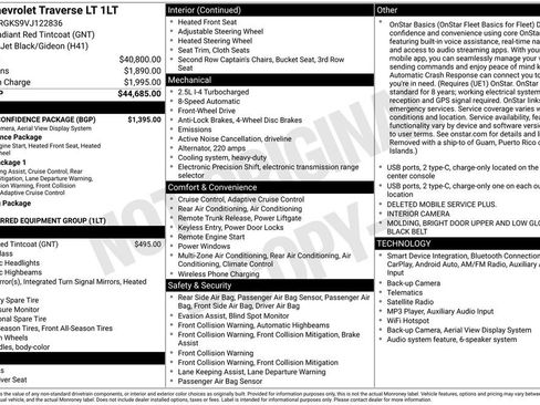 New 2027 Chevrolet Traverse LT w/ Driver Confidence Package FWD image 2