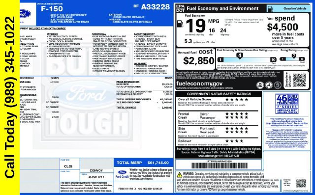 Used 2024 Ford F150 XLT w/ Equipment Group 302A MID AWD/4WD image 3