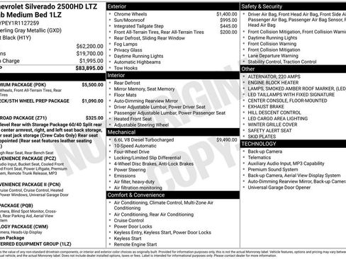 Used 2024 Chevrolet Silverado 2500 LTZ w/ LTZ Premium Package AWD/4WD image 6
