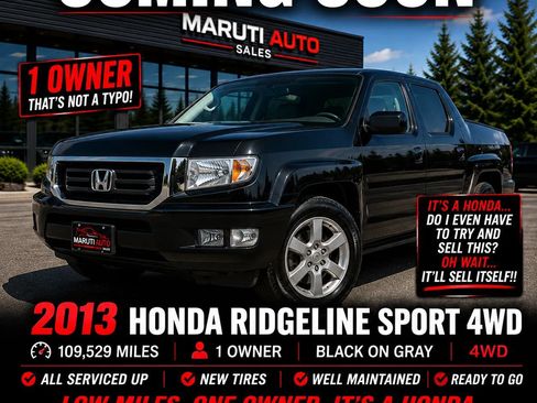 Used 2013 Honda Ridgeline Sport image 1