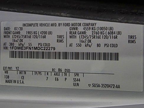 Used 2021 Ford E-350 and Econoline 350 Super Duty w/ Power Windows & Locks Group image 36