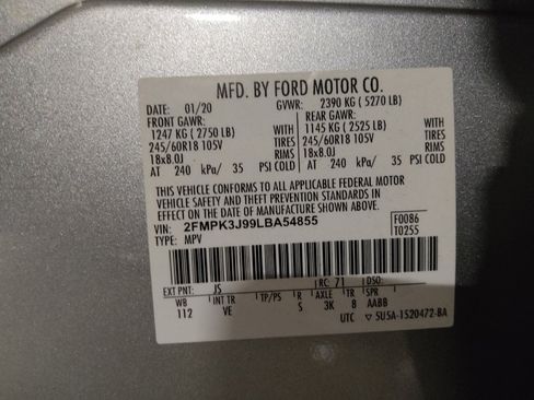 Used 2020 Ford Edge SEL w/ Convenience Package FWD image 33