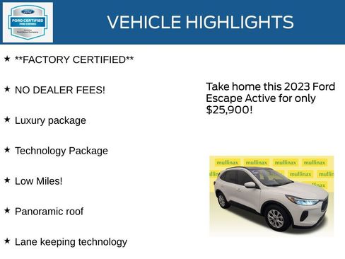 Used 2023 Ford Escape Active w/ Tech Pack #2 image 11