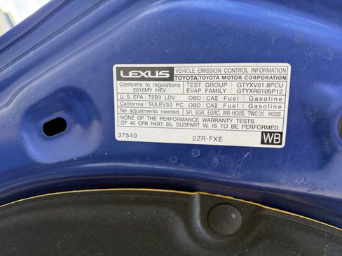 Used 2016 Lexus CT 200h 5dr Hybrid w/ Navigation Package image 24