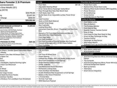 Used 2016 Subaru Forester 2.5i Premium image 2