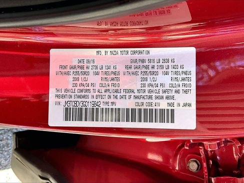 Used 2016 MAZDA CX-9 Grand Touring image 16